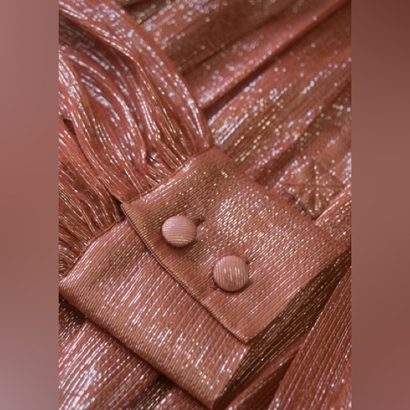 NWT Sézane Zelda Lurex Blouse FR 44 / US 12 - Picture 8 of 12